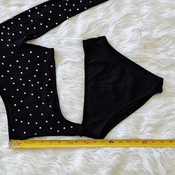 LF Emma & Sam Asymmetrical Rhinestone Bodysuit - Picture 14 of 14